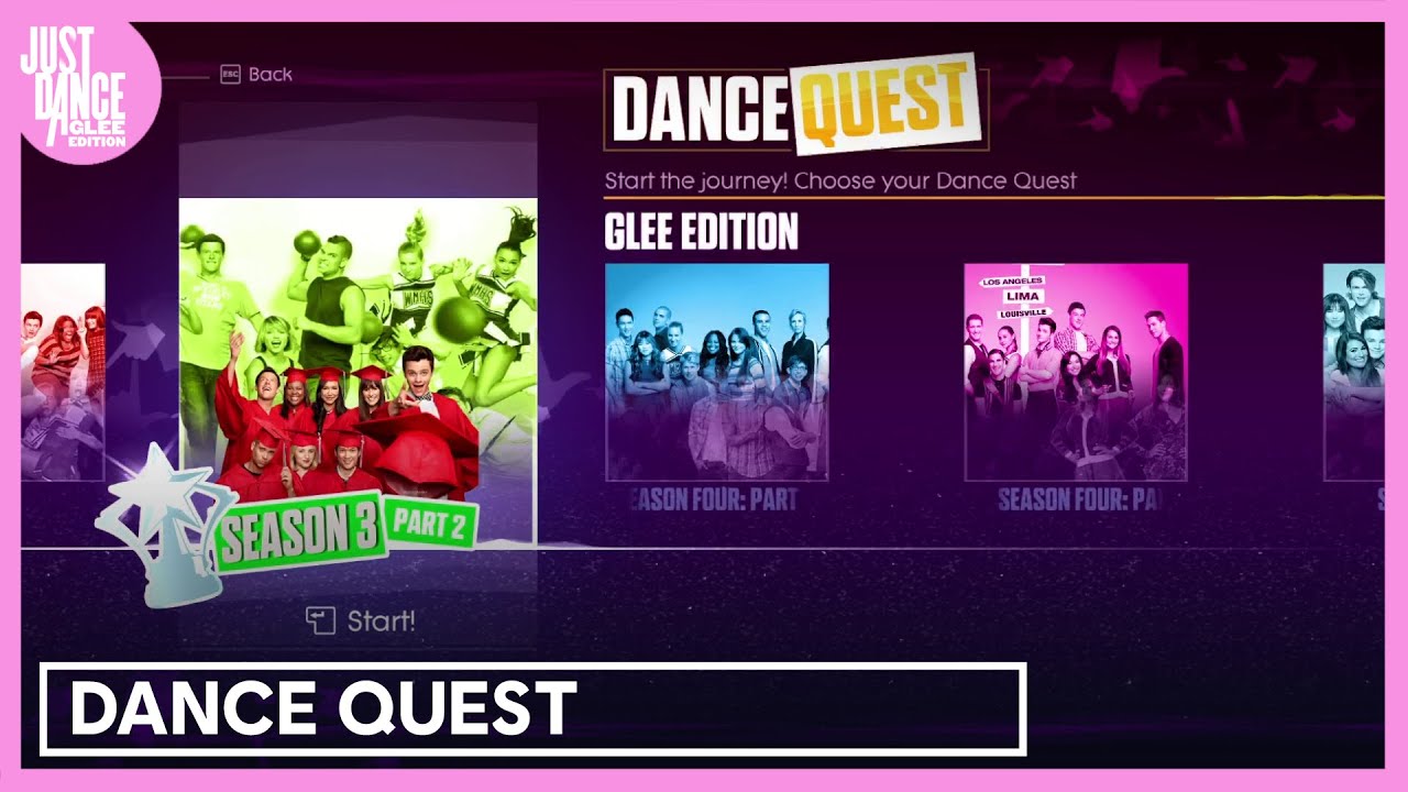Just Dance: Glee Edition | DANCE QUEST | W.I.P.