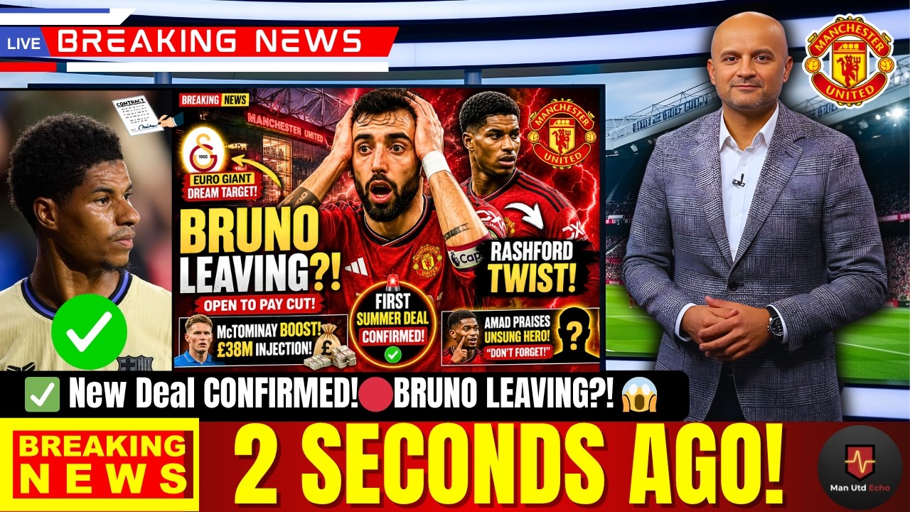 ✅ New Deal CONFIRMED!🔴 Manchester United Transfer Drama EXPLODES! Bruno Fernandes Exit? #MUFC