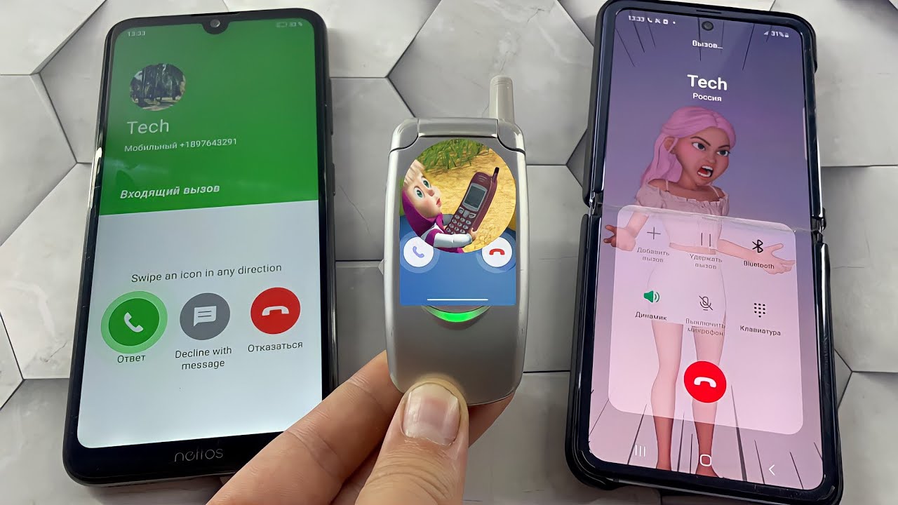 Incoming Calls Samsung A800 & Galaxy Z Flip & Neffos Outgoing Calls
