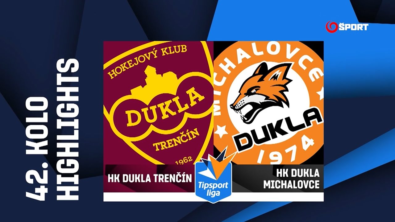 42. kolo: HK Dukla Trenčín - HK Dukla Michalovce 2:4 (0:2, 1:1, 1:1)