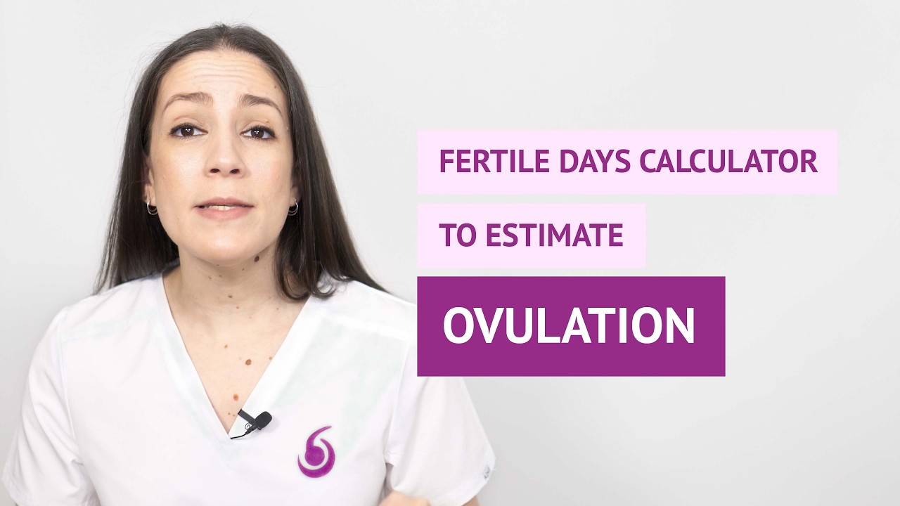 How can you use a fertile-days calculator to estimate ovulation?