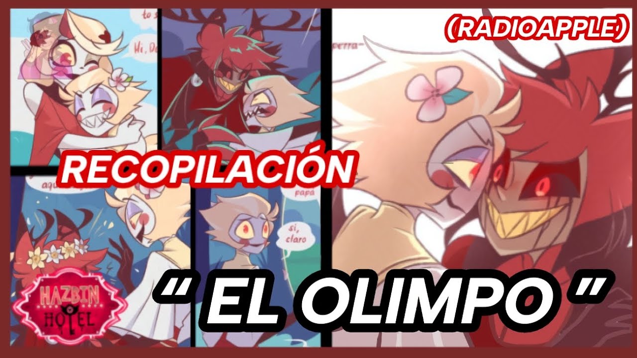 “EL OLIMPO” Recopilacion de todo el comic en español (RADIOAPPLE) //AU DE LOS DIOSES//hazbin hotel//
