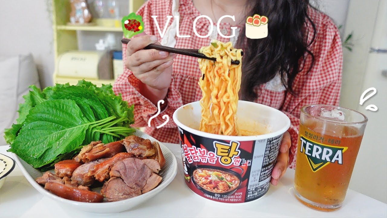 SUB) Приготовление вкусных шоколадных брауни 🍫 и пирога с инжиром 🎂 - Моя кулинарная жизнь дома 🍖