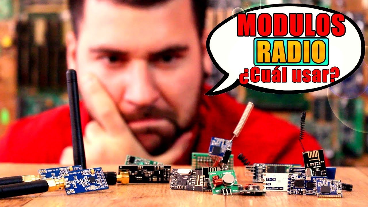 Módulos de radio ¿Cuál usar? NRF24 | LoRa | CC1101 | HC12 | 433MHz | HC05