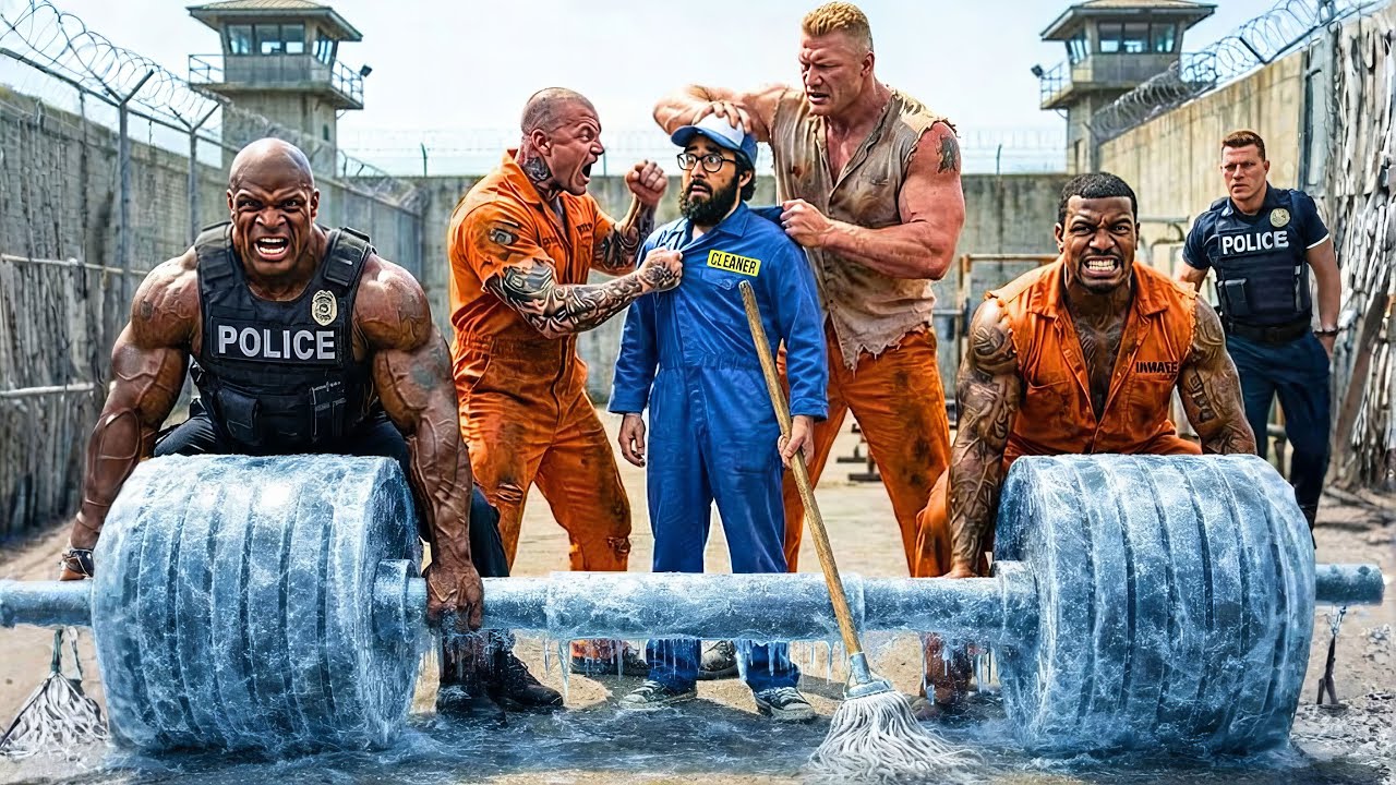 BODYBUILDERS Mocked at Him… Until Anatoly’s 32KG Mop SCARES the Gym’s ELITE Physique King 😱💪🧹