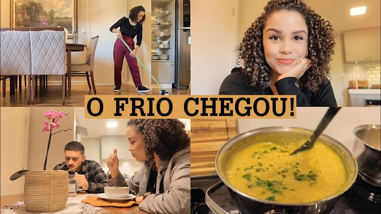 Faxina na casa, lavando roupa, cozinhando caldo e final do nosso dia ✨