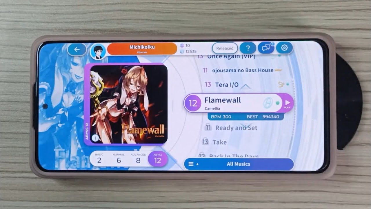 [COXETA] Flamewall - Camellia | Abyss Lvl. 12 | Full Combo Run