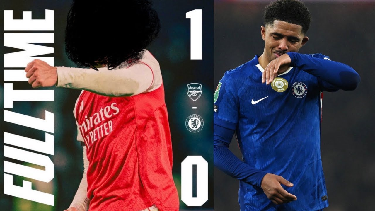 Arsenal 1 - 0 Chelsea | The REF was a DISGRACE | Chelsea bows out of Carabao Cup Semis
