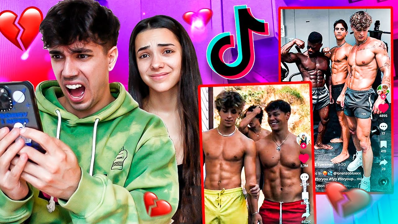 REACCIONANDO a los LIKES PRIVADOS de MI NOVIA en TIK TOK! *me enfado mucho!*