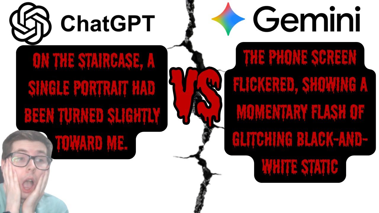 I Asked AI To Write Me A Scary Story But Which One Is The Scariest? ChatGPT vs Gemini!