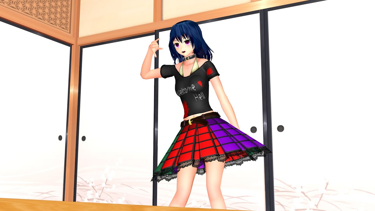 【東方MMD】　ヘカーティアのTシャツVS飯綱丸