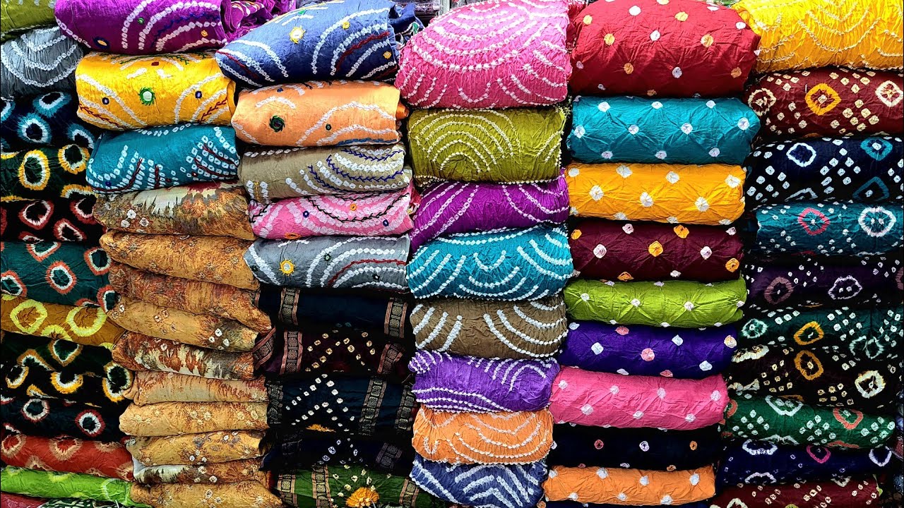 इतने प्यारे बंधनी के सूट ढूंढने से भी नहीं मिलेंगे पक्के रंग FULL GUARANTEE REAL MANUFACTURER COTTON