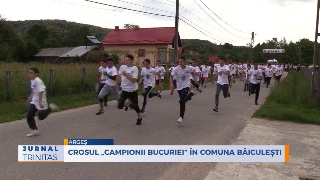 Crosul „Campionii Bucuriei” în comuna Băiculești