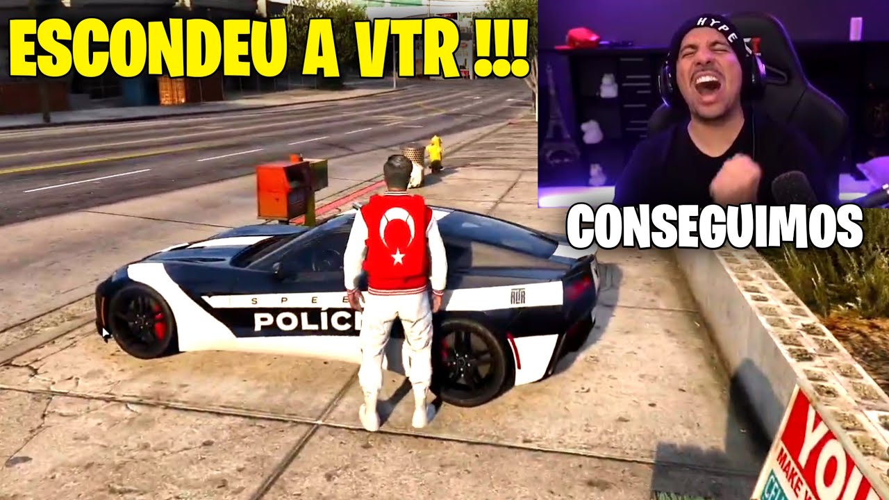 PIUZINHO ESCONDEU O CARRO DA P0LÍClA !!!