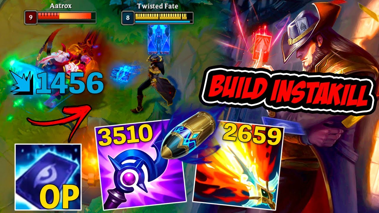 TWISTED FATE DÁ UM DANO ABSURDO NA CARTA AZUL COM ESSA BUILD - LEAGUE OF LEGENDS
