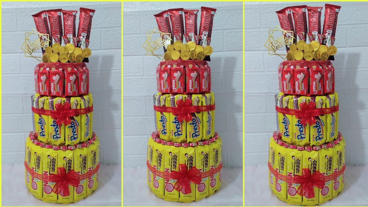3 LAYER SNACK TOWER | BISCUITS TOWER | CANDY TOWER