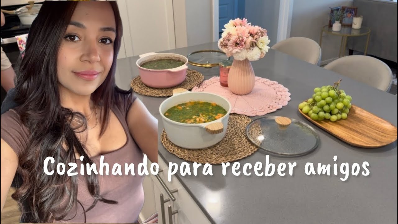 Cozinhando para receber amigos | Dia de jogos e diversão | Comprinhas para casa 