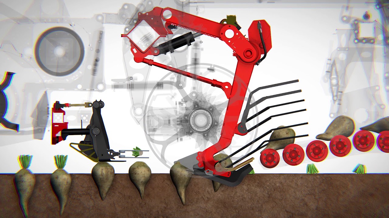 HOLMER EasyLift - automatische Einzelreihentiefenf&uuml;hrung beim Roden