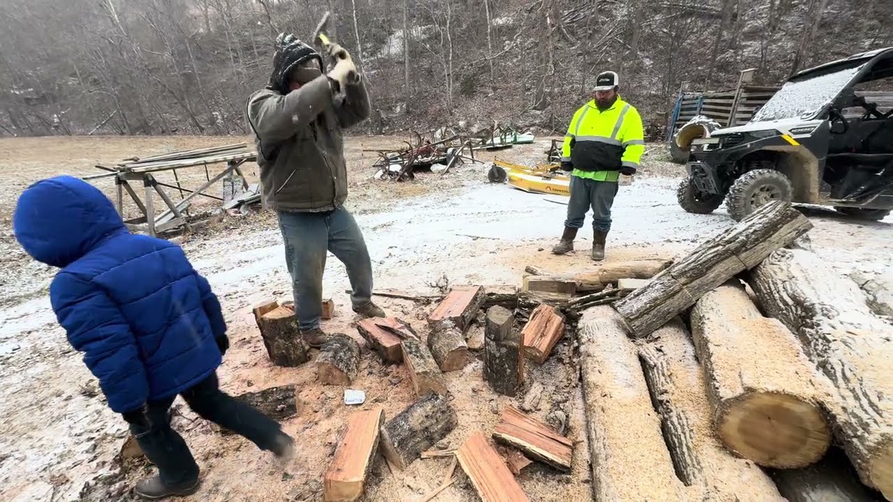 Cutting and busting wood!!