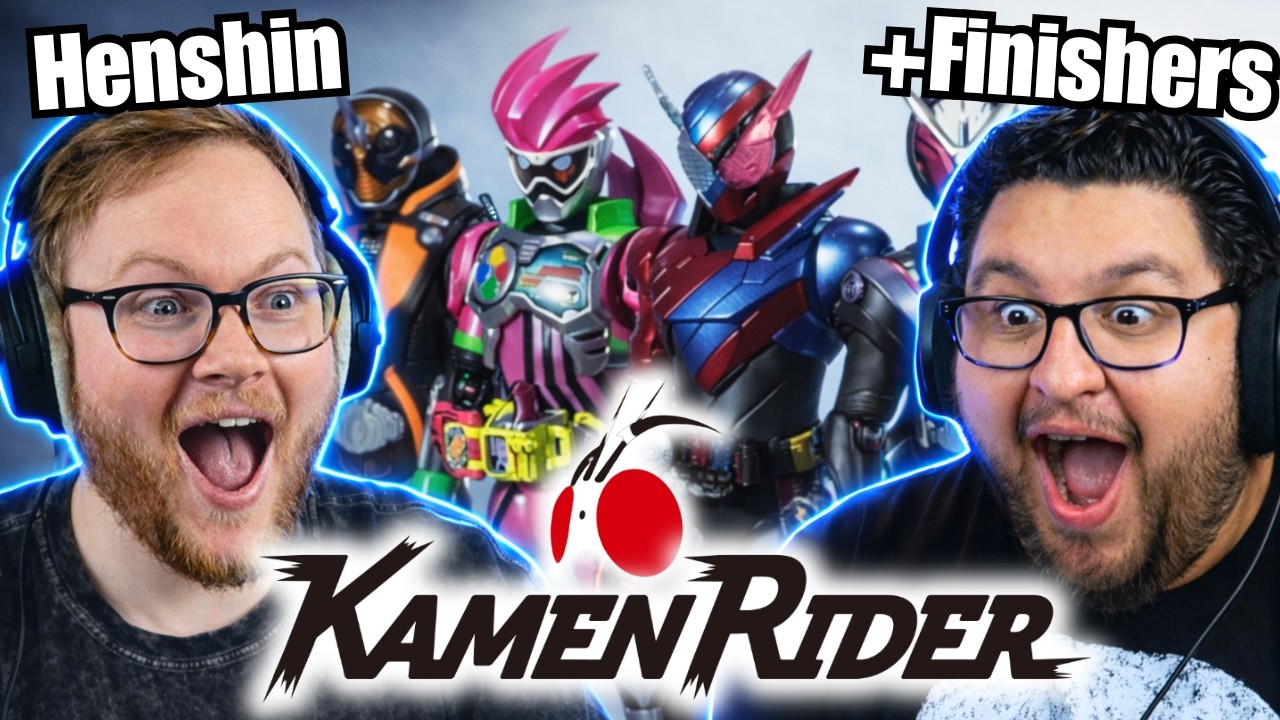 REACTING to ALL kamen riders henshin and finishers!!!! | THESE WERE GREAT!!