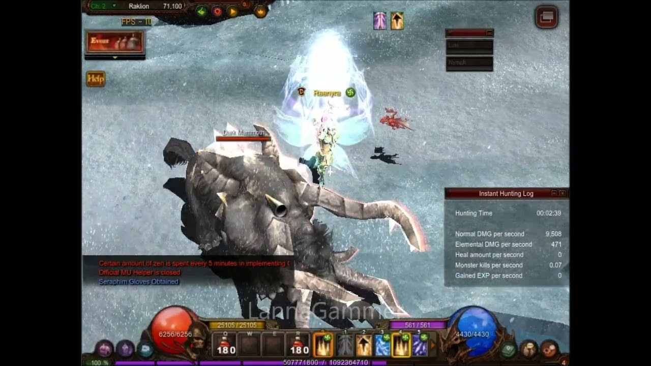 - Mu Online - New Agility Elf Skills - Raining Arrow / Dex Booster - Season 18