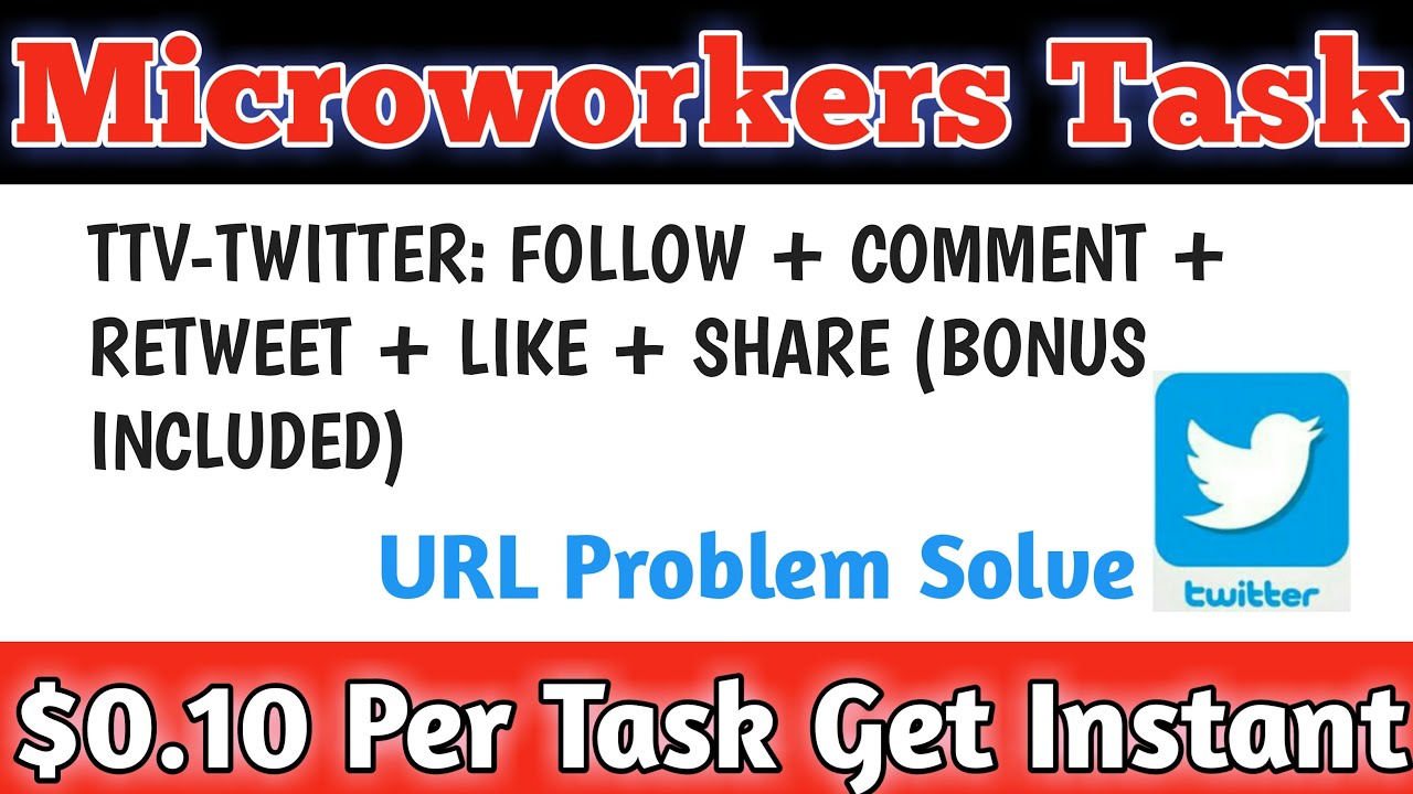 Microworkers Twitter Task | Microworkers Completed Task |