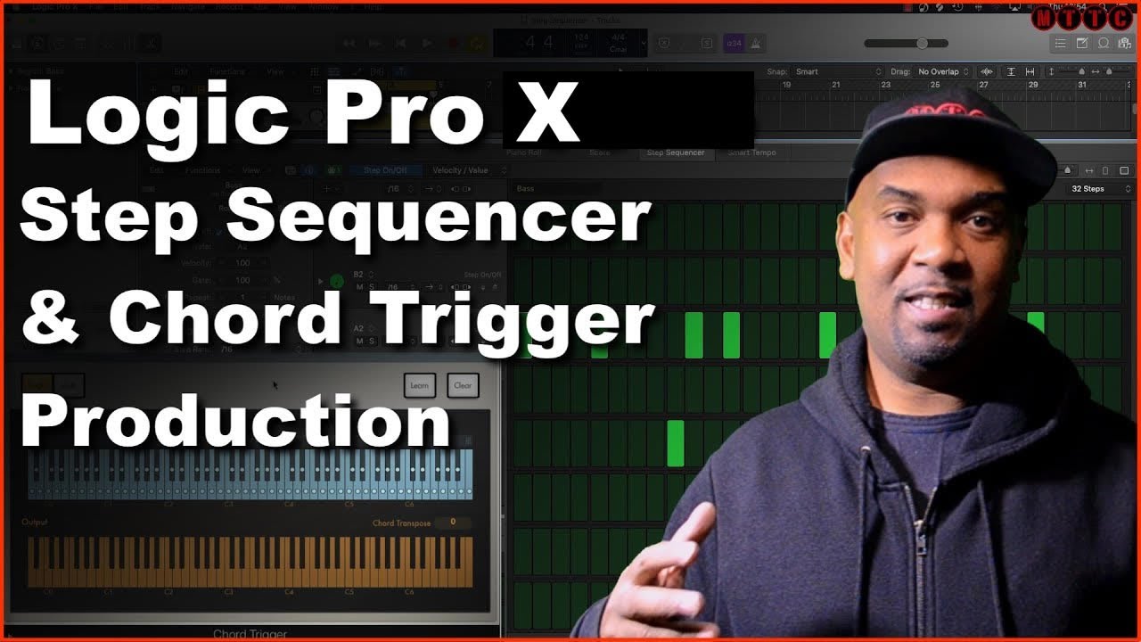 Создание пошагового секвенсора Logic Pro X и аккордового триггера