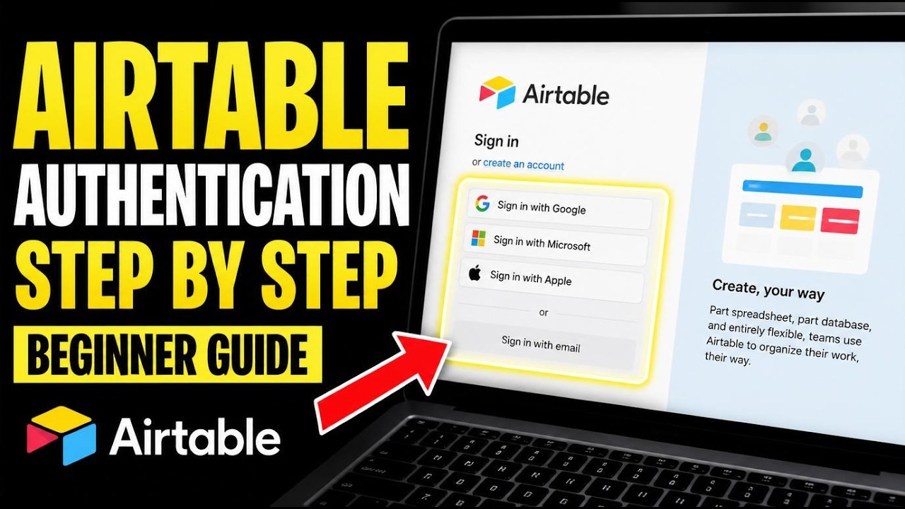 How to authenticate with Airtable for video metadata tracking - Beginner Guide