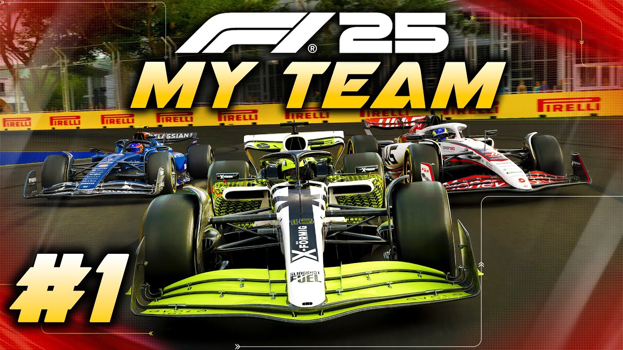 F1 25 MY TEAM CAREER Part 1: A New Journey Begins! My Team 2.0!