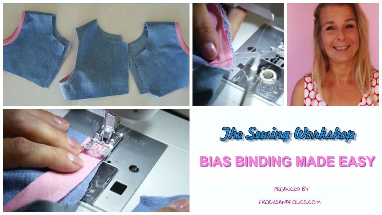 How to sew Bias Binding | Frocks & Frolics | Neckline Finish | Sewing 101 | Frocks & Frolics