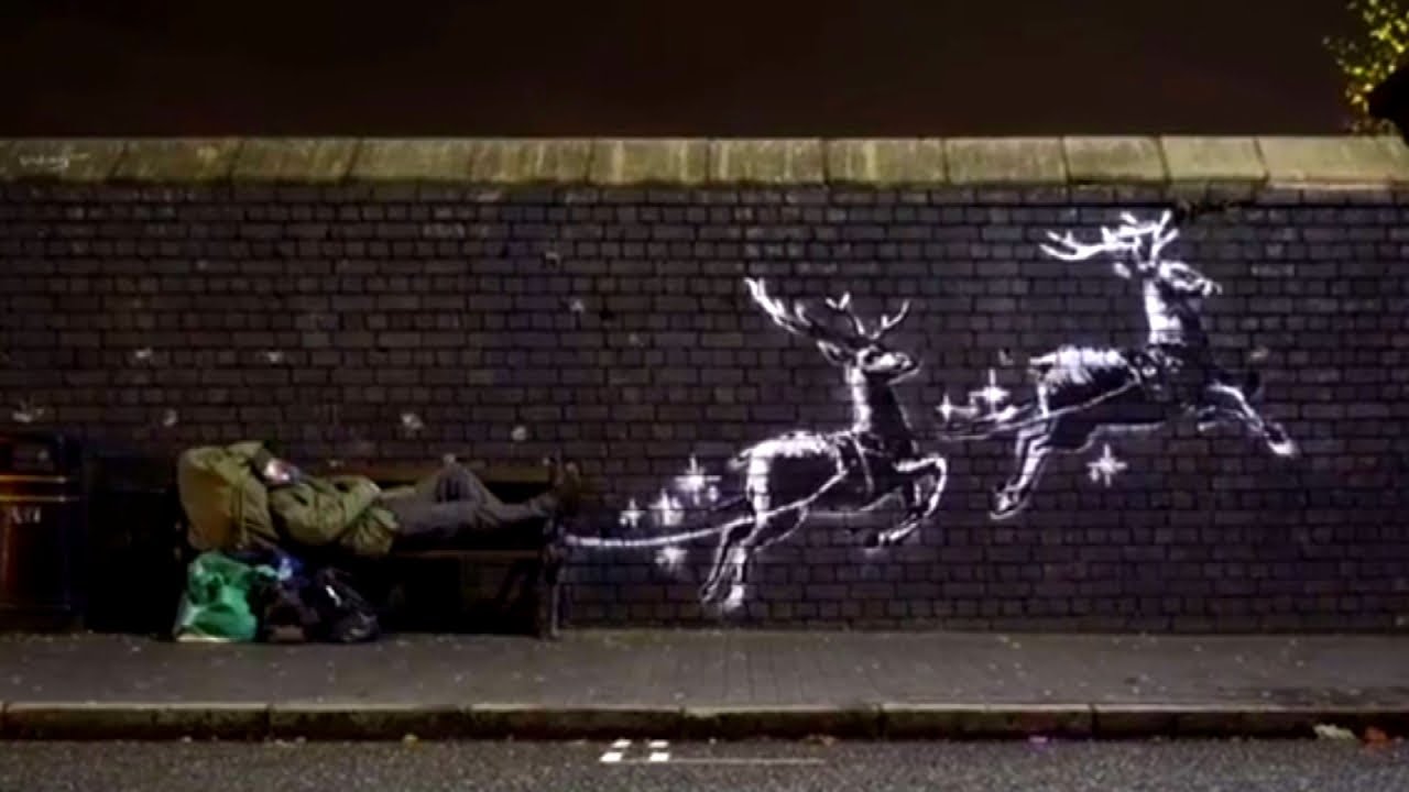 New Banksy Mural Shines Light on Homelessness
