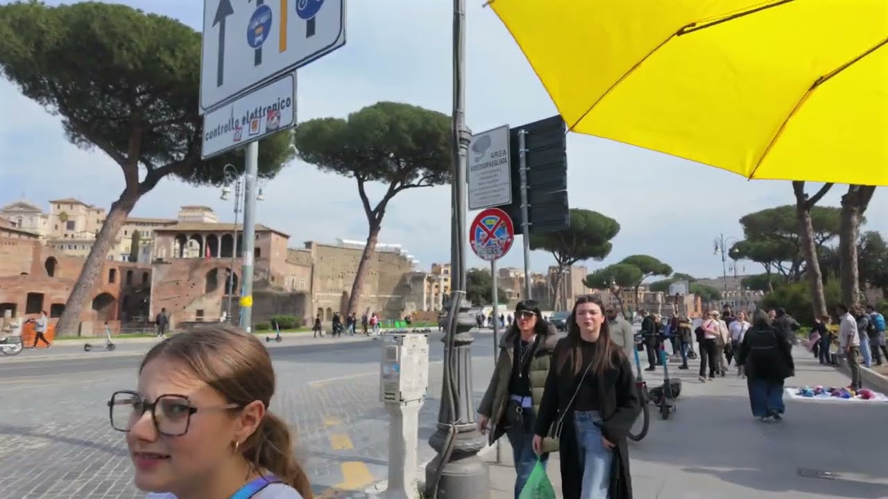Rome, Italy: Colosseum & Vatican Walking Tour in 4K | 01:49 PM, March 7, 2025