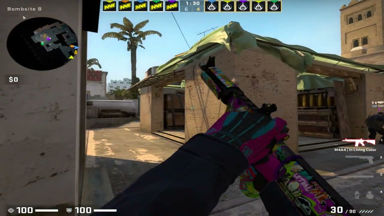 CSGO POV NAVI Perfecto (24/16) vs TheMongolz (mirage) @ IEM Rio 2023