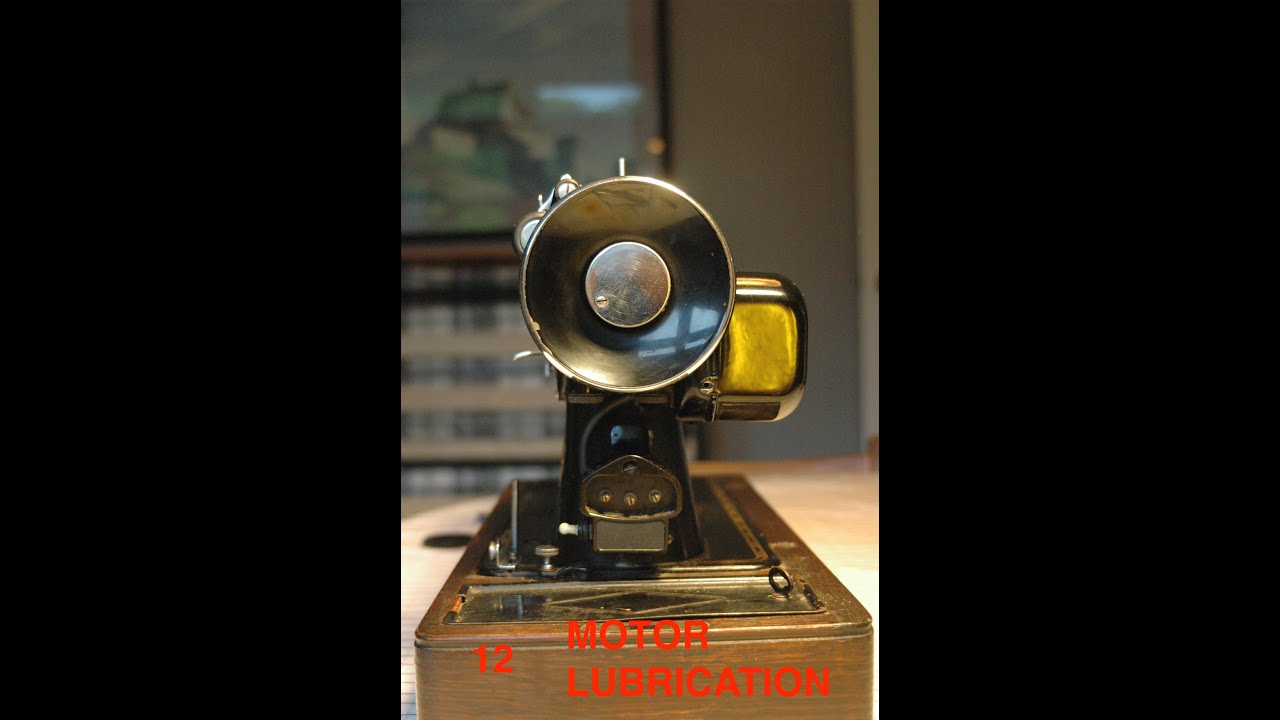 Singer 201-2-3 Motor wick grease myth debunked. PART 1