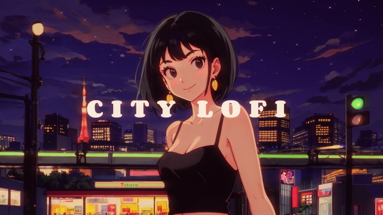 💋Chill Lo-Fi & Retro Anime Aesthetic⭐Japanese City Pop Vibes 🎧 Lo-Fi Beats Playlist to Relax