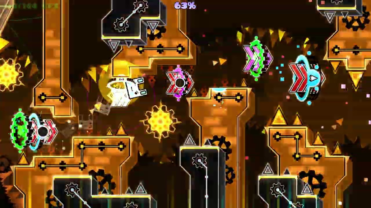 【Geometry Dash】Flamewall showcase
