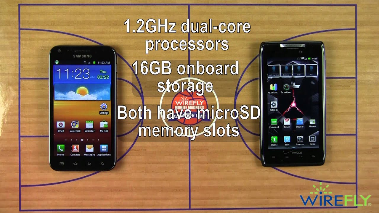 Wirefly Mobile Madness! Final - Samsung Epic 4G Touch vs. Motorola DROID RAZR