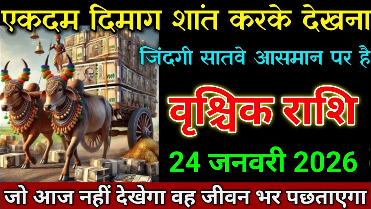 वृश्चिक राशि 22 जनवरी 2026 एकदम दिमाग शांत करके देखना बड़ी खुशखबरी। Vrishchik Rashi 