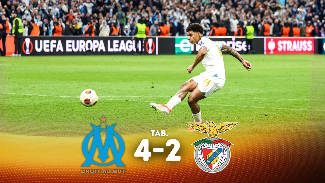 OM 1-0 Benfica • La SÉANCE de tirs au but comme si vous ÉTIEZ au VELODROME 🔥 • HD