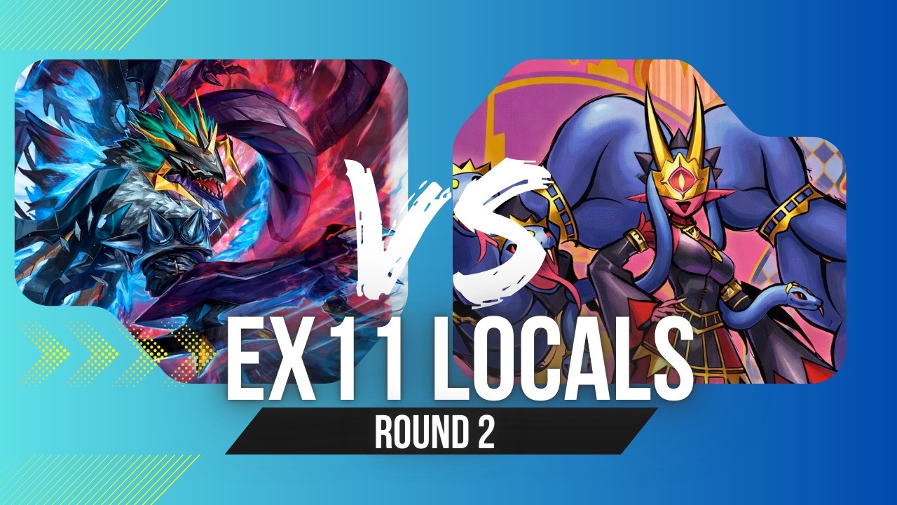 Heavymetaldramon vs Medusamon | Local event Format EX11 | Digimon Cardgame