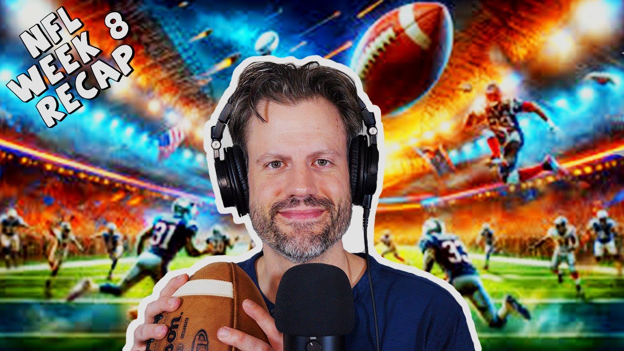 ASMR NFL Week 8 Recap | Whispered Ramble, Tapping, Hand Sounds