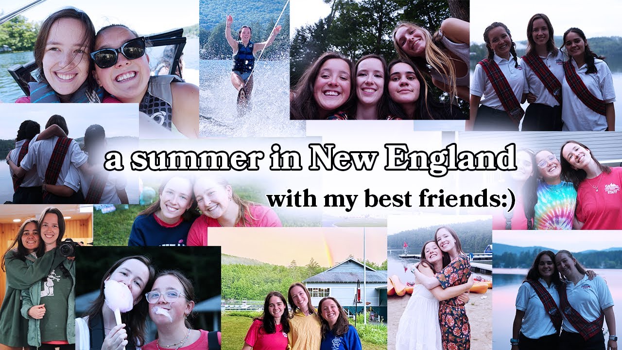 a summer in New England at camp with my besties (a vlog)
