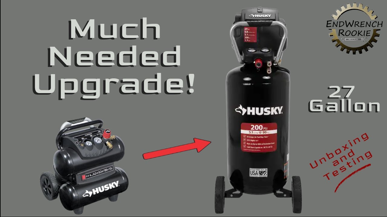 Tool Review / Unboxing - Husky 27 Gallon Air Compressor