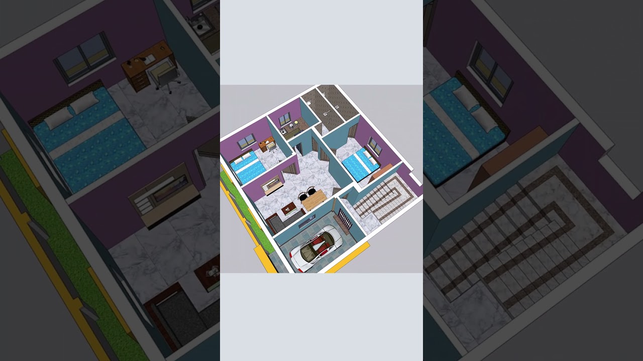 House Plan with Garage 