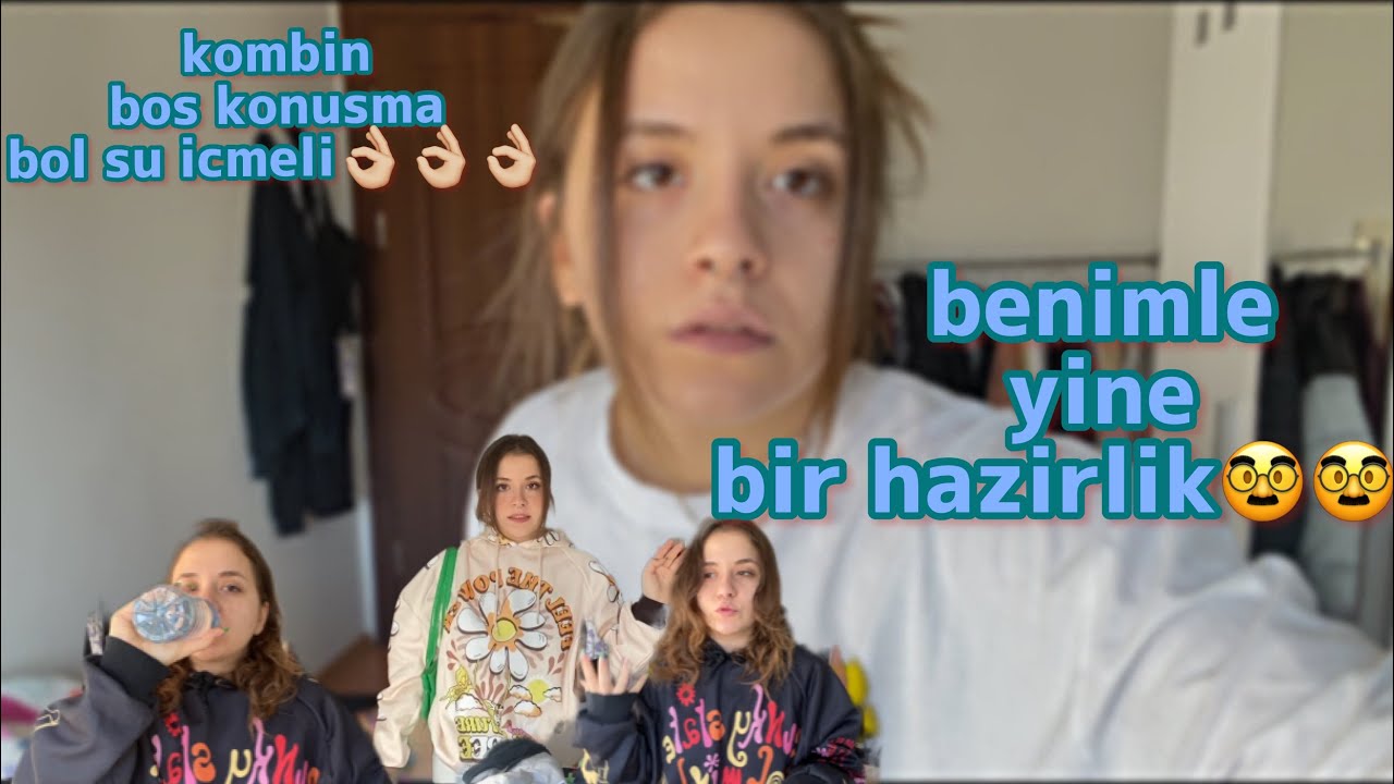 Benimle hazırlan! no:3 bol sohbetli yine bir ben🙆🏼‍♀️🤎
