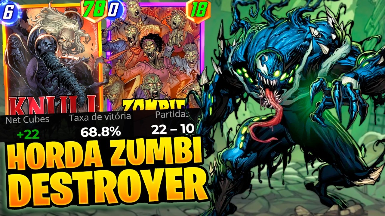 ZOMBIE VENOM + DESTRUI&Ccedil;&Atilde;O + LONDRES SINISTRA = VIT&Oacute;RIA F&Aacute;CIL | Marvel Snap