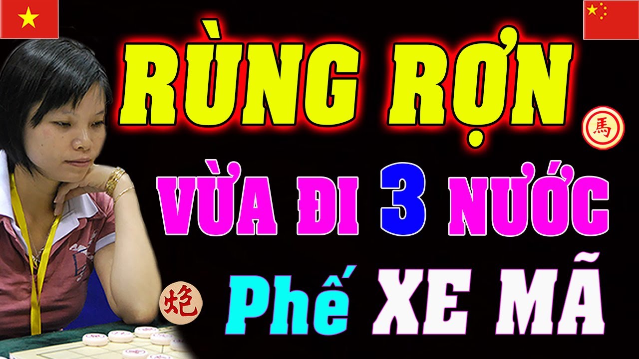 Ván Cờ MA QUỶ, Vừa Đi 2 Nước Ngô Lan Hương PHẾ Xe Mã hạ ĐS Trung Quốc | Cờ tướng Việt