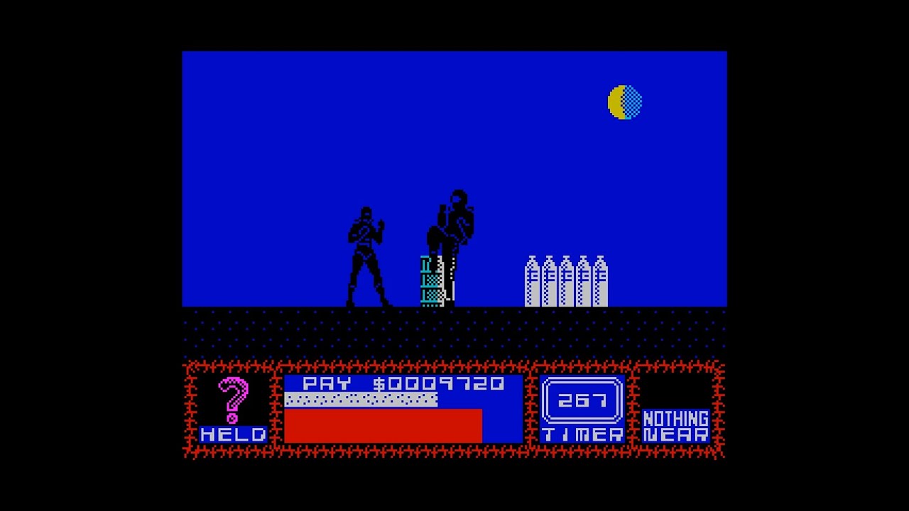 zx spectrum saboteur 2 mod - mission 8 with shortcuts
