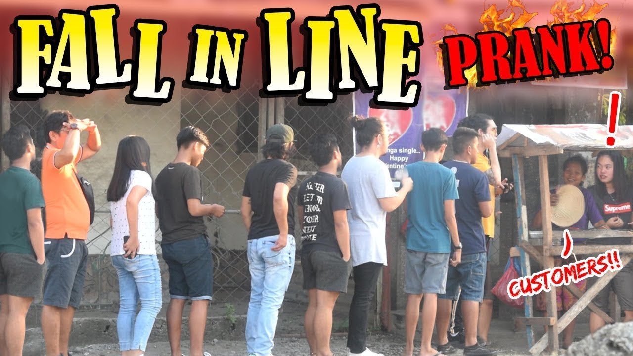 Fall In Line Prank