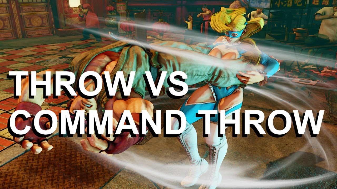When To Use Normal Throws vs Command Throws - Street Fighter V Tutorial